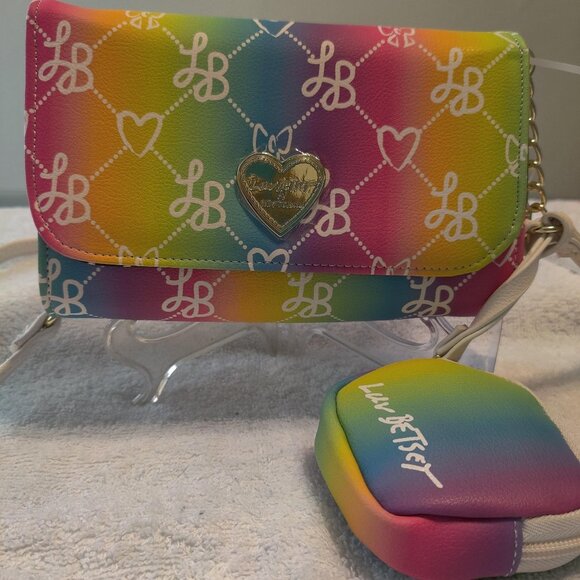 NWT - BETSEY JOHNSON Handbag Crossbody - “LUV” - Picture 3 of 11
